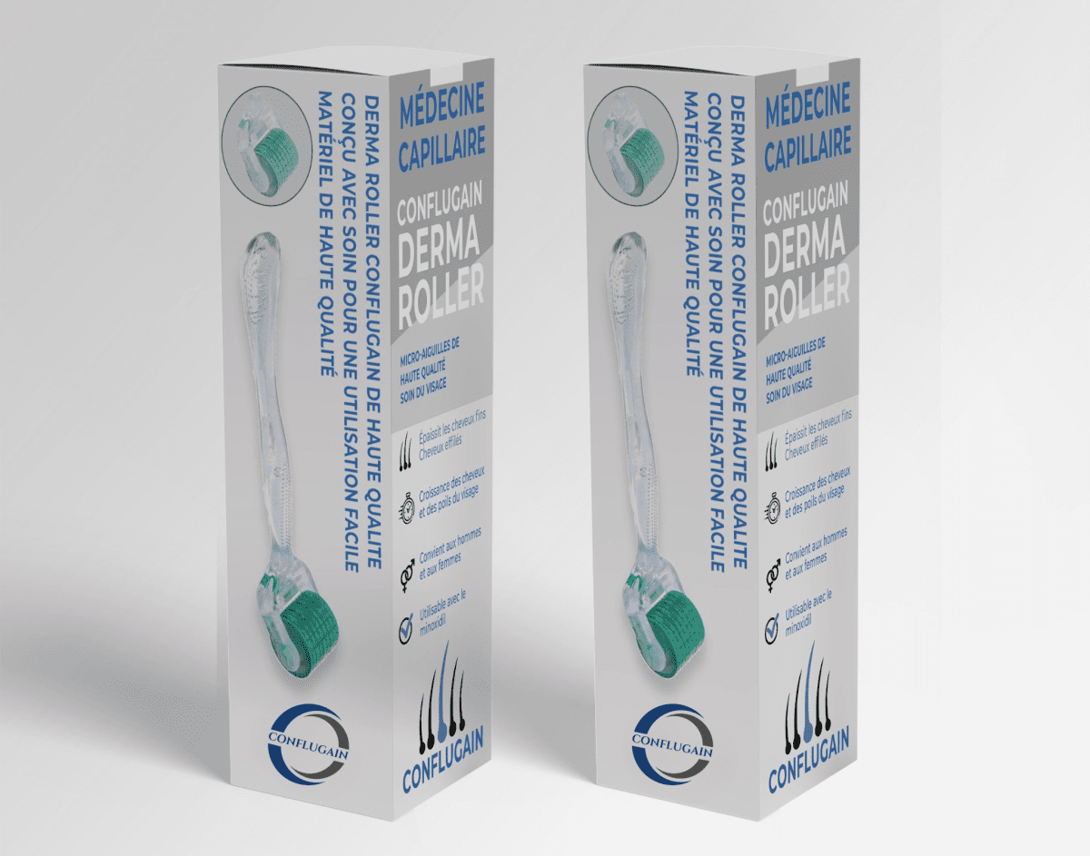 Derma Roller Titane pour une Croissance Rapide de Barbe et une Peau Éclatante – Image 3